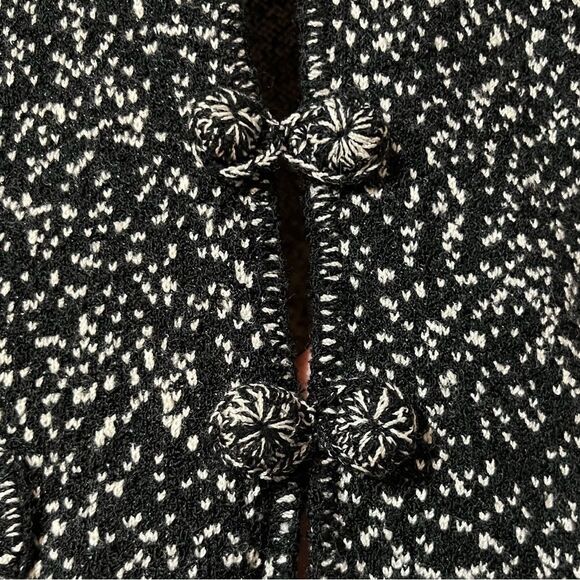 BRENDA FRENCH FOR FRENCH RAGS Button Up Blazer Black Women’s Size 5 - Picture 5 of 5